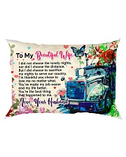 GIFT FOR A TRUCKER'S WIFE - PREMIUM Rectangular Pillowcase front