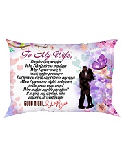 GIFT FOR YOUR WIFE - PREMIUM Rectangular Pillowcase back