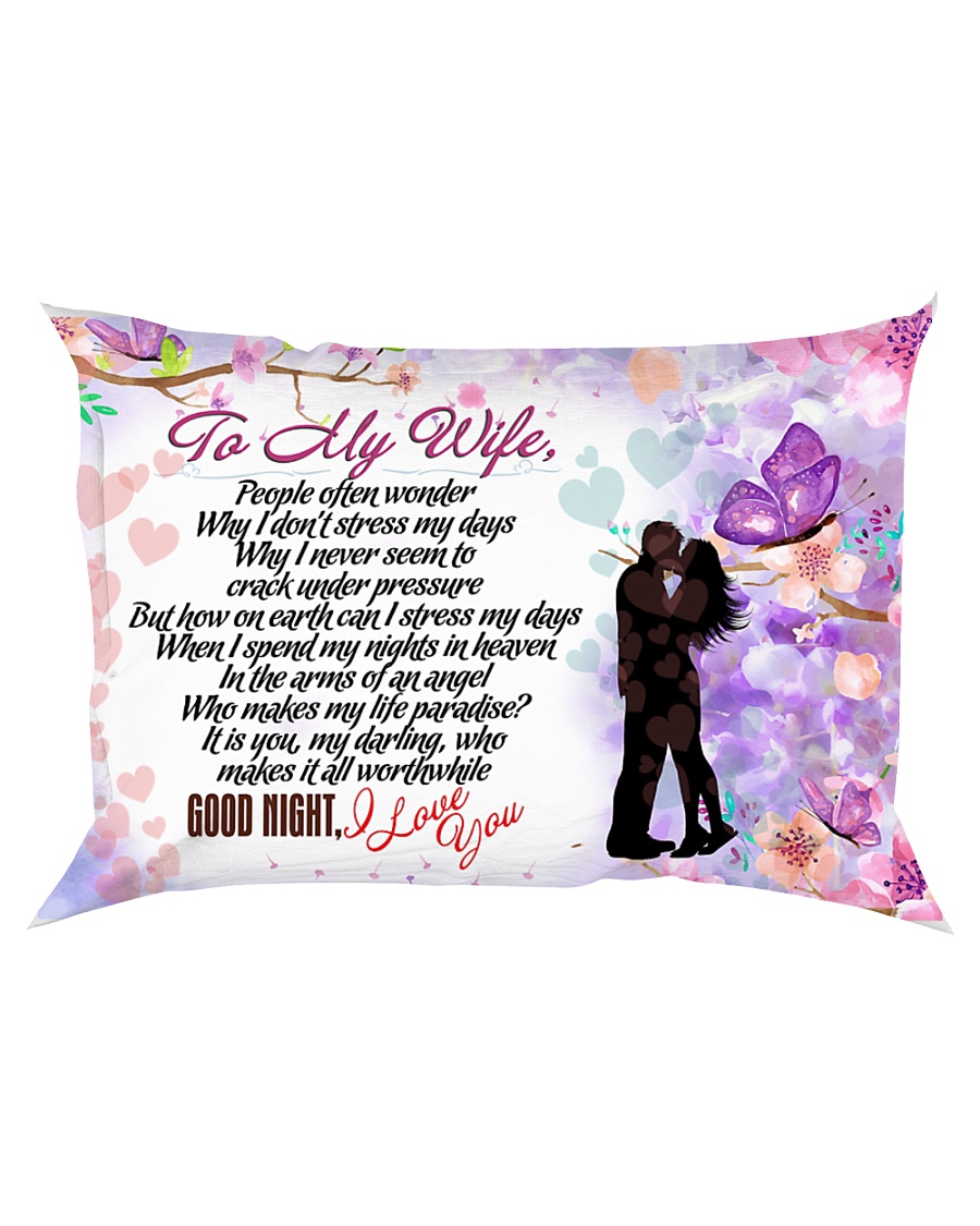 GIFT FOR YOUR WIFE - PREMIUM Rectangular Pillowcase