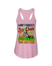 Old Horse Rider Ladies Flowy Tank tile