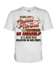 Medical Assistant's Mom V-Neck T-Shirt tile