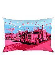 GIFT FOR A TRUCKER'S WIFE - PREMIUM Rectangular Pillowcase back
