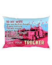 GIFT FOR A TRUCKER'S WIFE - PREMIUM Rectangular Pillowcase front