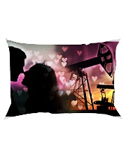 GIFT FOR AN OILFIELD MAN'S WIFE - PREMIUM Rectangular Pillowcase back