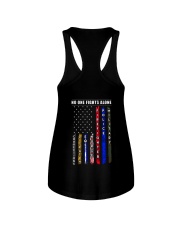 NO ONE FIGHTS ALONE Ladies Flowy Tank thumbnail