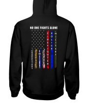 NO ONE FIGHTS ALONE Hooded Sweatshirt thumbnail