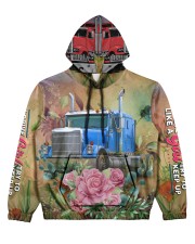 Lady Trucker Women's All Over Print Hoodie front