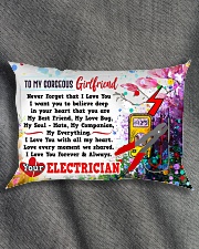 GIFT FOR AN ELECTRICIAN'S GIRLFRIEND - PREMIUM Rectangular Pillowcase aos-pillow-rectangle-front-lifestyle-1