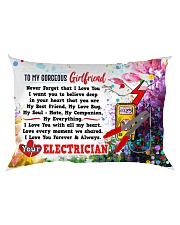 GIFT FOR AN ELECTRICIAN'S GIRLFRIEND - PREMIUM Rectangular Pillowcase back