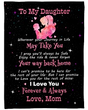GIFT FOR DAUGHTER Premium Large Fleece Blanket - 60" x 80" front