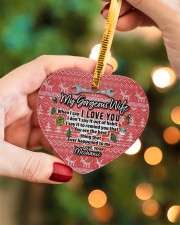 Mechanic's Wife - Heart ornament - single (porcelain) aos-heart-ornament-single-porcelain-lifestyles-08