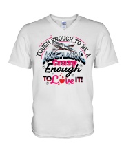 Lady Mechanic V-Neck T-Shirt tile