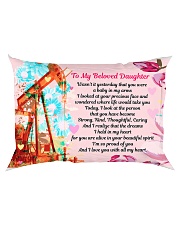 GIFT FOR AN OILFIELD MAN'S DAUGHTER - PREMIUM Rectangular Pillowcase back