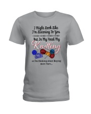 Knitting Ladies T-Shirt tile