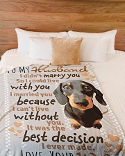 Gift For Hubby Premium Large Fleece Blanket - 60" x 80" aos-coral-fleece-blanket-60x80-lifestyle-front-02