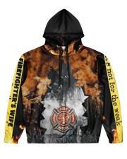 Firefighter Men's All Over Print Hoodie front