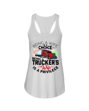 Trucker's Wife Ladies Flowy Tank tile