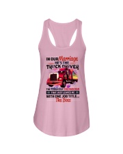 Trucker's Wife Ladies Flowy Tank tile