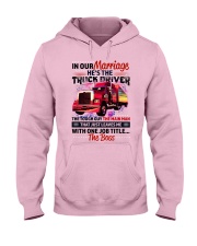 Trucker's Wife Hooded Sweatshirt front