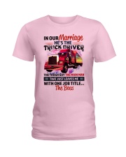 Trucker's Wife Ladies T-Shirt tile