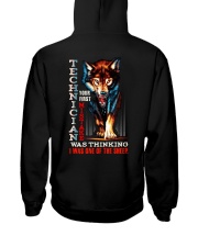TECHNICIAN - I'M THE WOLF Hooded Sweatshirt back