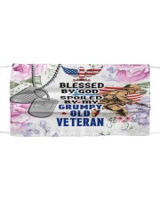 VETERAN'S WIFE Cloth face mask front