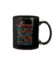 NURSE GRANT ME GOD Mug thumbnail