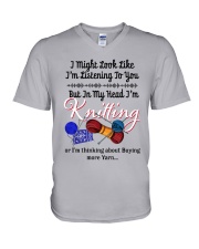 Knitting V-Neck T-Shirt tile