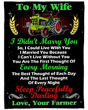 Farmer's Wife Premium Large Fleece Blanket - 60" x 80" front