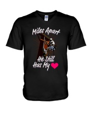 Lineman's Girl V-Neck T-Shirt tile