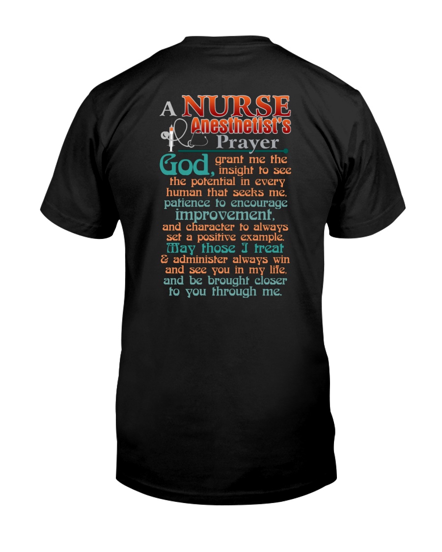 A NURSE ANESTHETIST'S PRAYER Classic T-Shirt