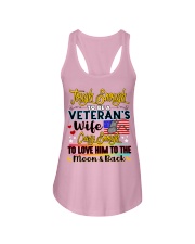 Veteran's Wife Ladies Flowy Tank tile