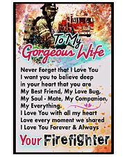 FIREFIGHTER'S WIFE - PREMIUM 11x17 Poster front