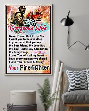 FIREFIGHTER'S WIFE - PREMIUM 11x17 Poster lifestyle-poster-1