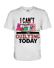 Quilting V-Neck T-Shirt tile