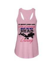 Scuba Diving Ladies Flowy Tank tile