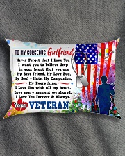 GIFT FOR A VETERAN'S GIRLFRIEND - PREMIUM Rectangular Pillowcase aos-pillow-rectangle-front-lifestyle-1