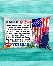 GIFT FOR A VETERAN'S GIRLFRIEND - PREMIUM Rectangular Pillowcase aos-pillow-rectangle-front-lifestyle-5