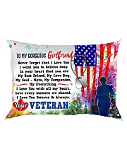 GIFT FOR A VETERAN'S GIRLFRIEND - PREMIUM Rectangular Pillowcase front