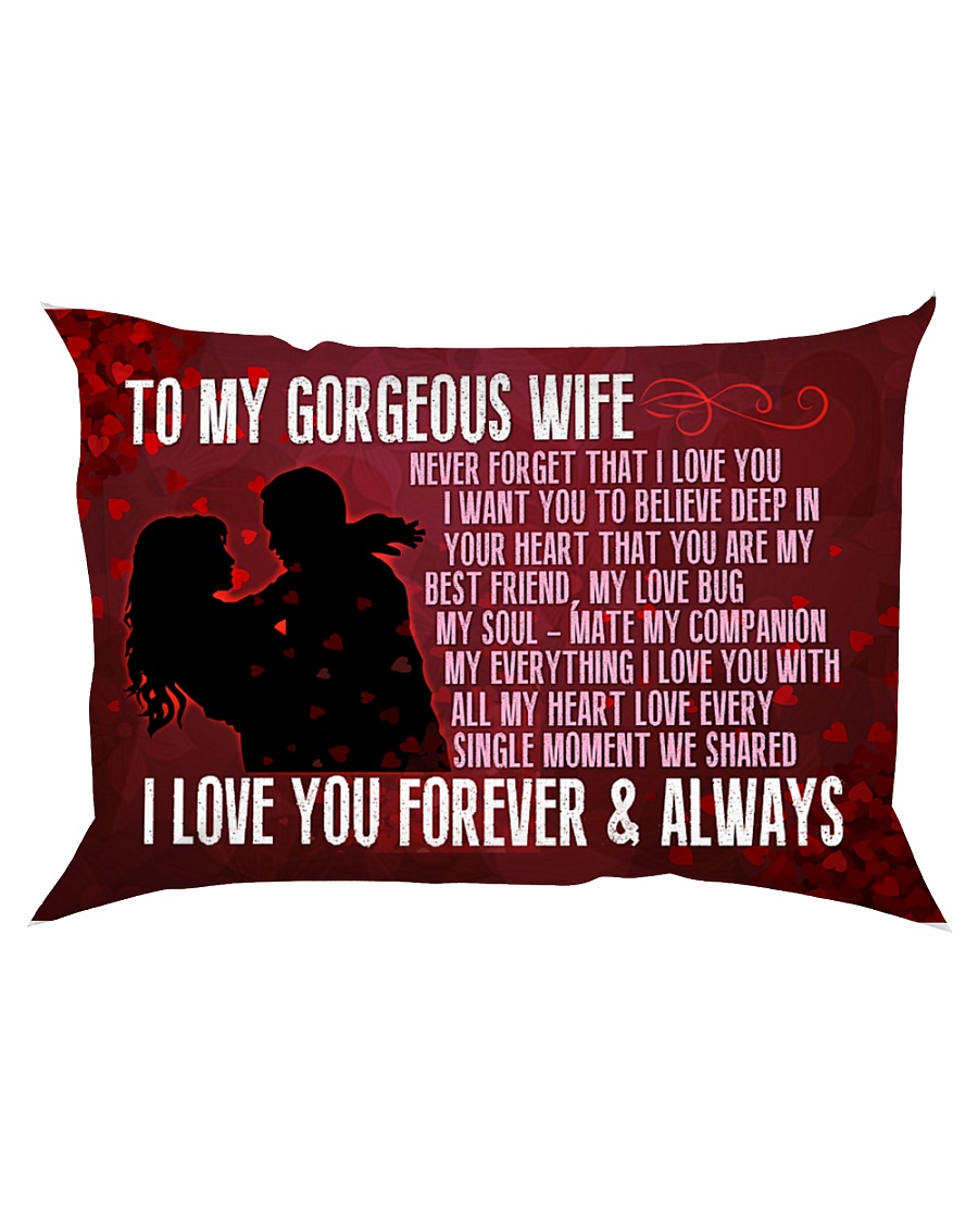 GIFT FOR YOUR WIFE - PREMIUM Rectangular Pillowcase