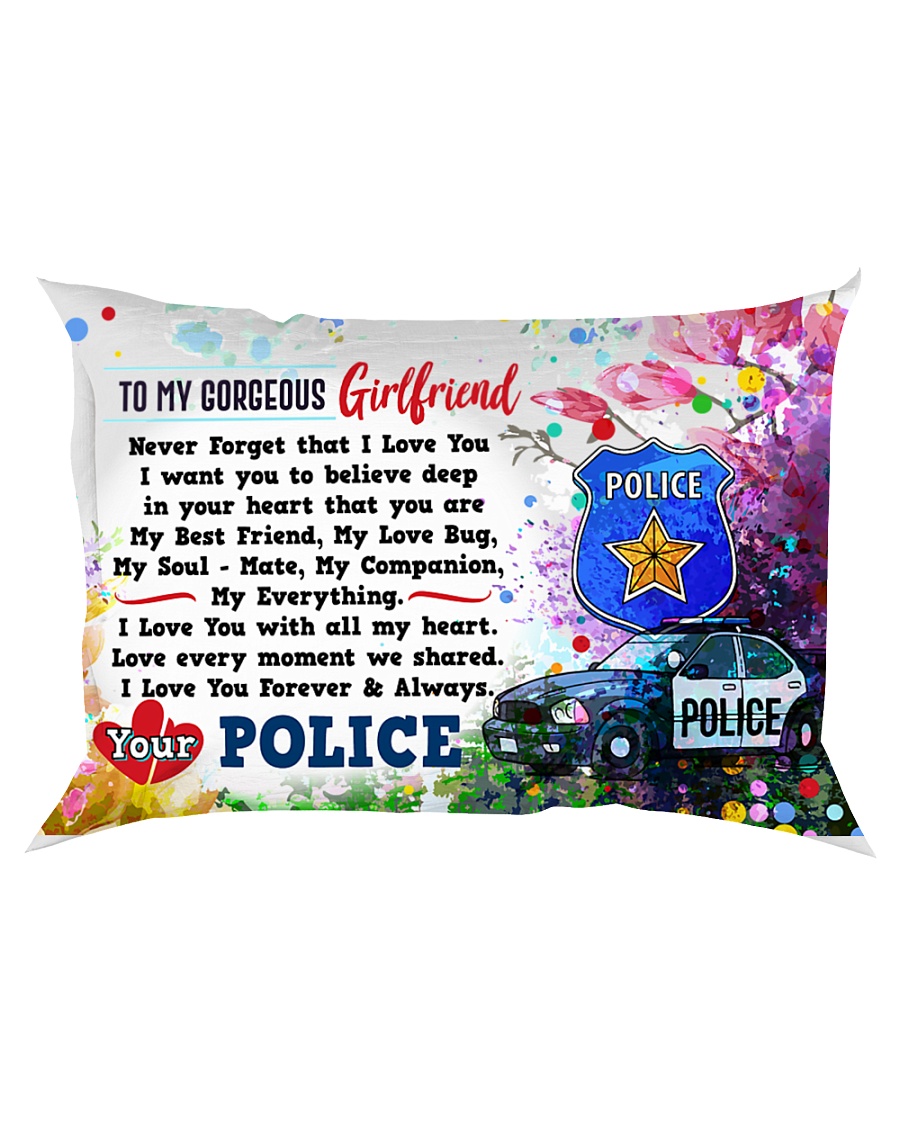 GIFT FOR A POLICE GIRLFRIEND - PREMIUM Rectangular Pillowcase