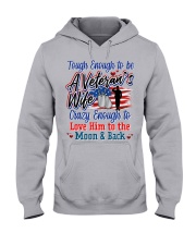 Veteran's Wife Hooded Sweatshirt front