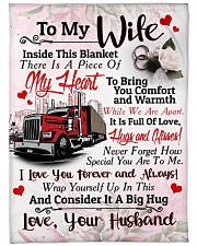 Trucker's Wife - Black Friday Sale Large Fleece Blanket - 60" x 80" front