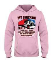 Lady Trucker Hooded Sweatshirt front