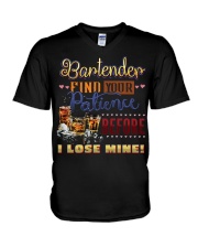 Bartender V-Neck T-Shirt tile