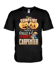 CARPENTER'S GIRL V-Neck T-Shirt thumbnail