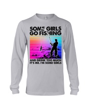 I AM A FISHING GIRL Long Sleeve Tee tile