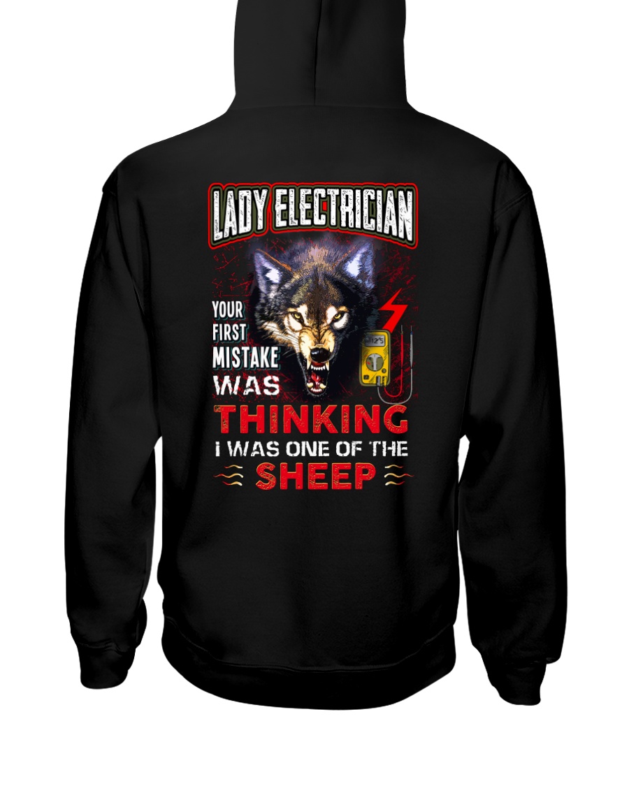Lady Electrician - I'm the Wolf Hooded Sweatshirt