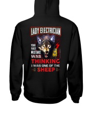 Lady Electrician - I'm the Wolf Hooded Sweatshirt back