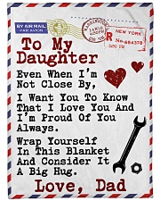 Mechanic's Daughter Premium Large Fleece Blanket - 60" x 80" front